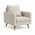 Polstersessel Beige Polyester Rechteckig 82 x 86 x 88 cm